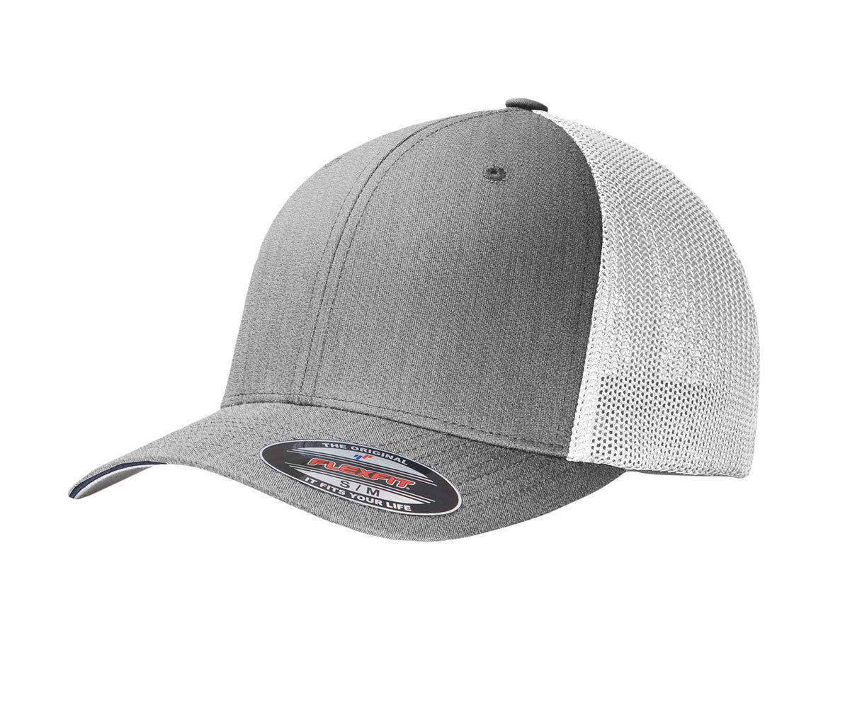 click to view Heather Grey/ White